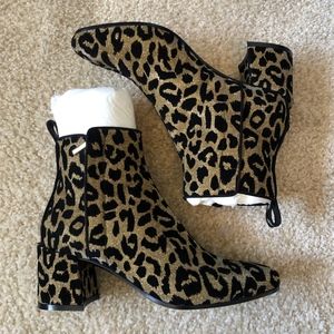 Dolce & Gabbana Cheetah Leopard Ankle Boots